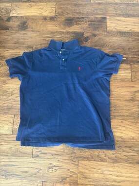 🔥 STEAL DEAL 🔥 Polo Ralph Lauren Navy Polo XL 🐎 Classic Fit Essential